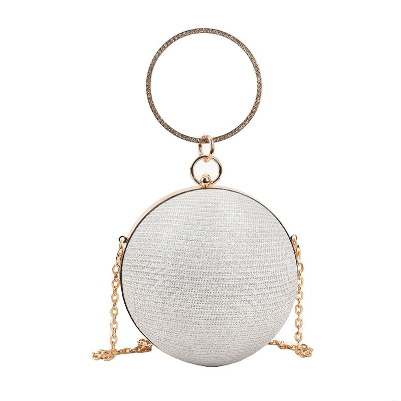 Damen elegante Clutch mit hochwertigem Ringakzent Nord Taschen