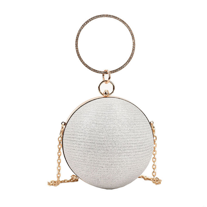 Damen elegante Clutch mit hochwertigem Ringakzent Nord Taschen