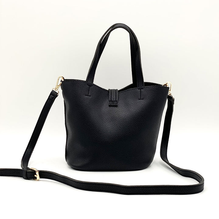 Damen Hobo-Tasche mit modernem Verschluss und praktischem Tragegurt Nord Taschen