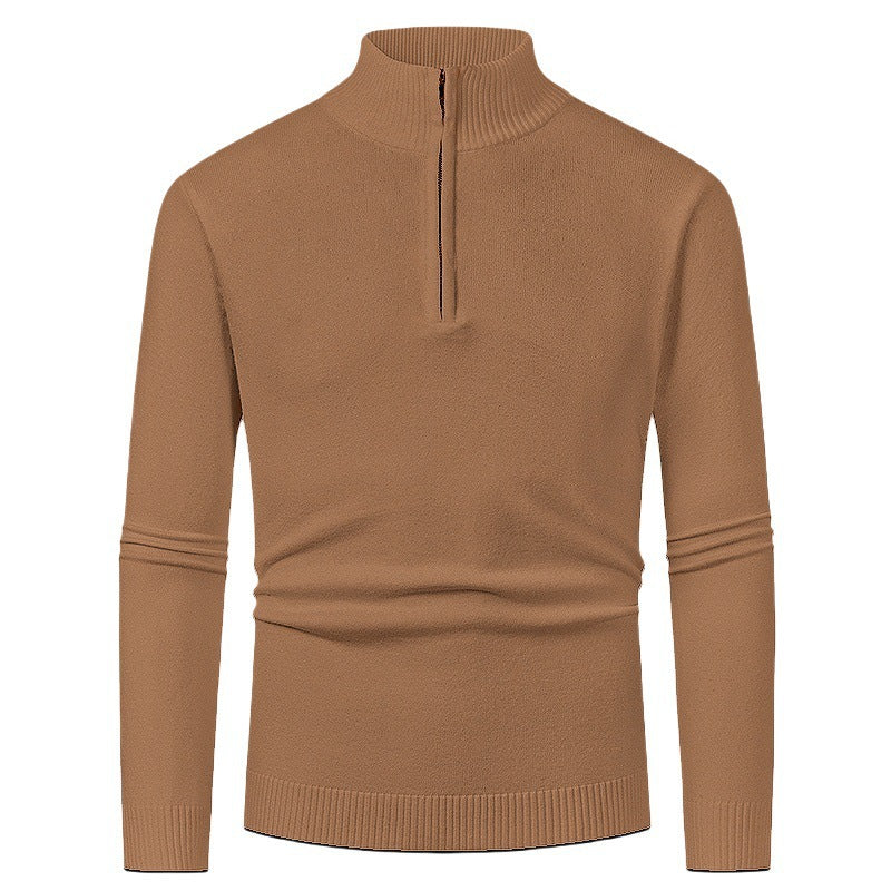 Eleganter Merino Komfort Pullover Damen Reißverschluss Moderne Strickware