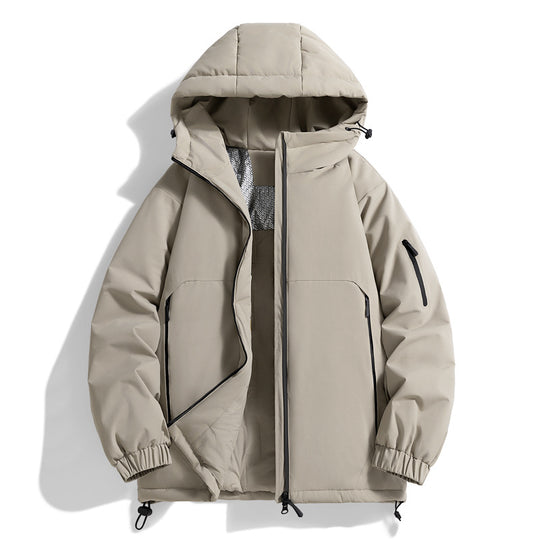 Unisex Warmer wasserabweisender Steppparka mit technischer Kapuze Nord Taschen