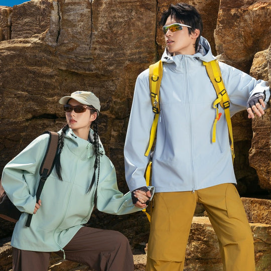 Herren Softshell-Outdoorjacke mit Kapuze, winddicht und wasserabweisend Nord Taschen