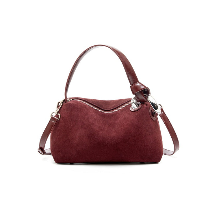 Damen Hobo-Tasche mit elegantem Wildleder und verstellbarem Schultergurt Nord Taschen