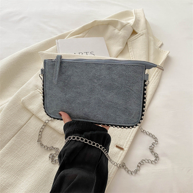 Damen elegante Clutch Tasche mit Kettendetails Nord Taschen