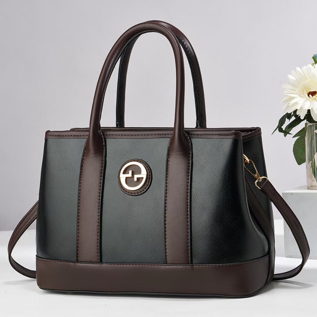 Damen elegante Handtasche mit glänzenden Akzenten Nord Taschen