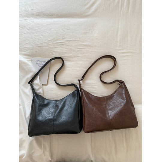 Damen elegante Hobo-Tasche aus hochwertigem Leder Nord Taschen