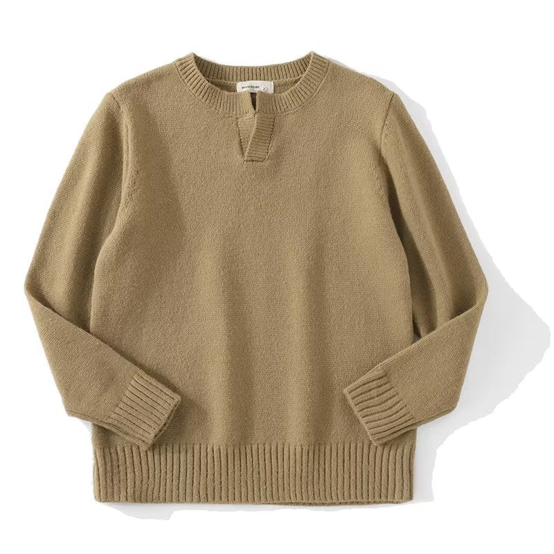 Damen Grobstrickpullover mit Stehkragen Nord Taschen