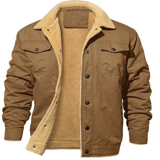 Elegante Cord Herrenjacke
