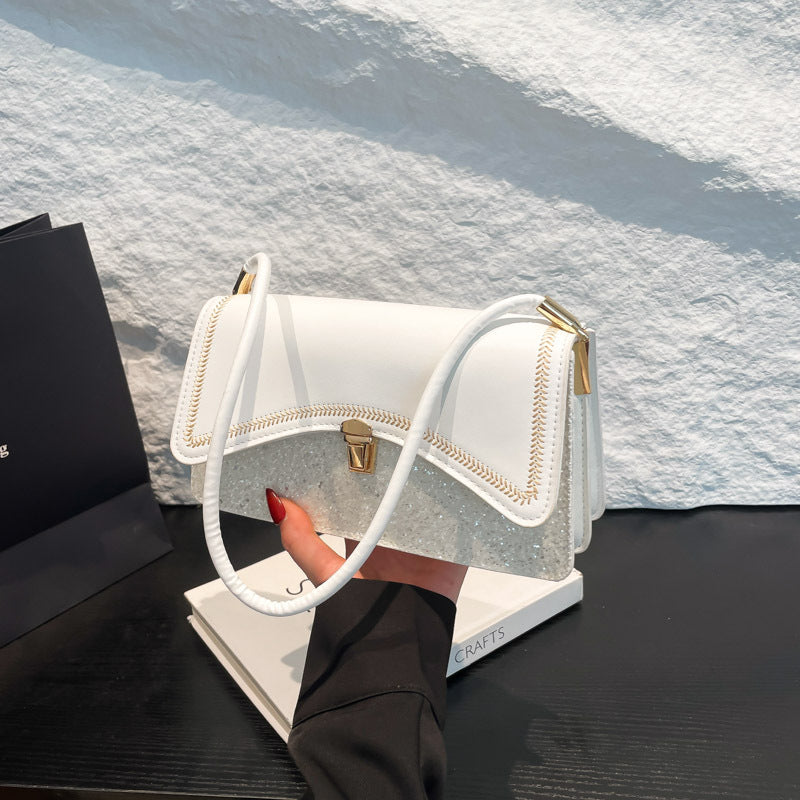 Damen elegante Umhängetasche mit funkelndem Pailletten-Design Nord Taschen