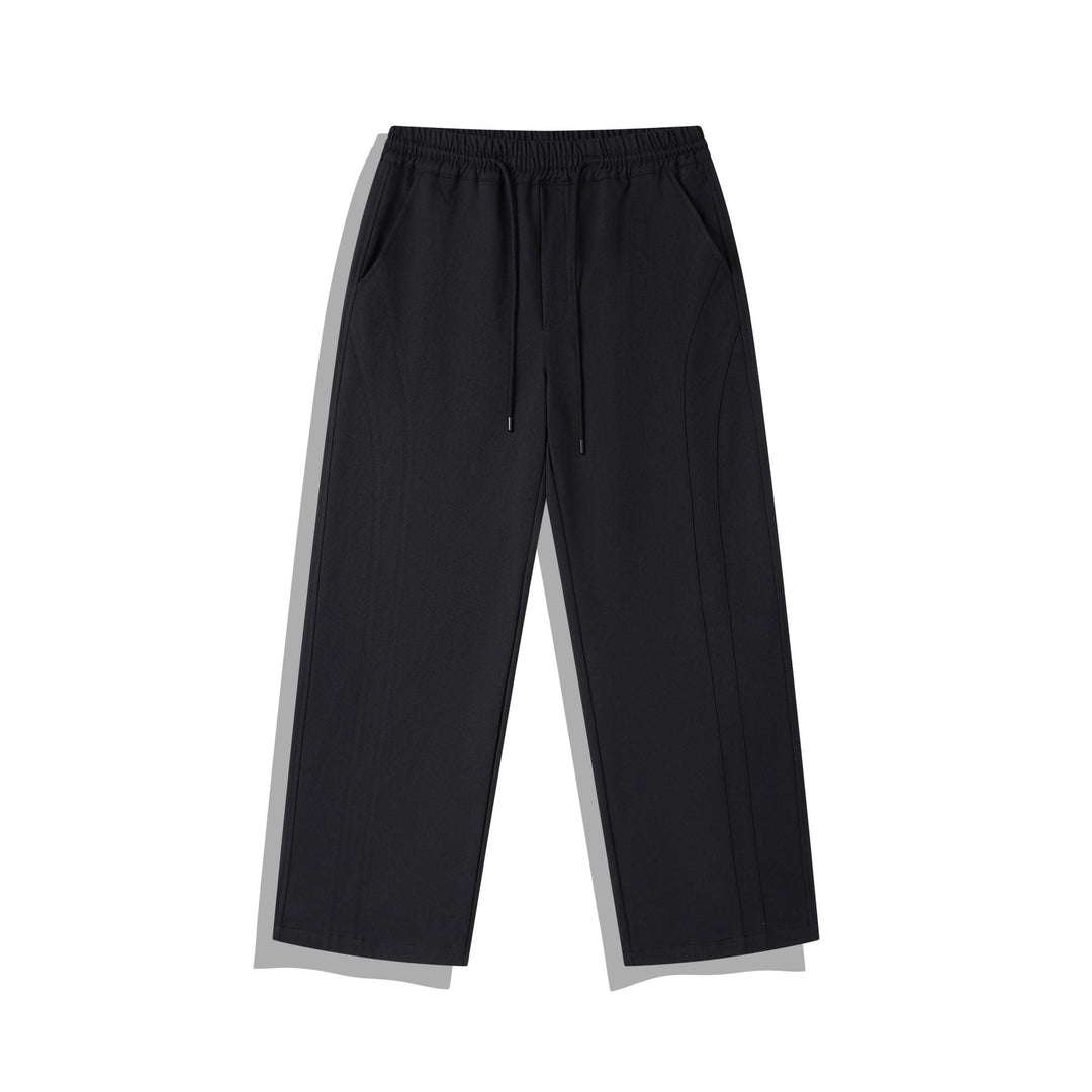 Damen Cropped-Hose im Relaxed-Fit mit Elastikbund, Tunnelzug und Ziersteppungen Nord Taschen