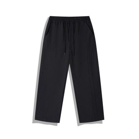 Damen Cropped-Hose im Relaxed-Fit mit Elastikbund, Tunnelzug und Ziersteppungen Nord Taschen