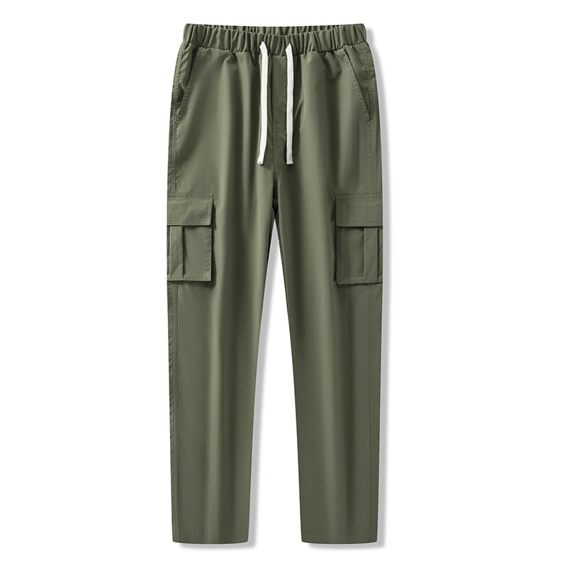 Herren Technische Cargo-Hose mit Tunnelzugbund, verstärkten Knien & verstellbarem Beinabschluss Nord Taschen