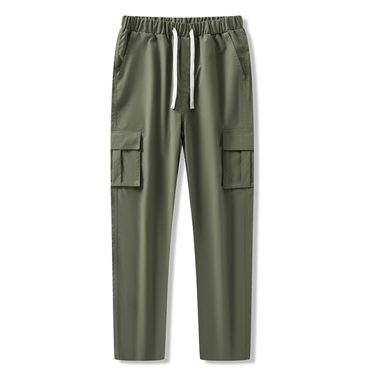 Herren Technische Cargo-Hose mit Tunnelzugbund, verstärkten Knien & verstellbarem Beinabschluss Nord Taschen