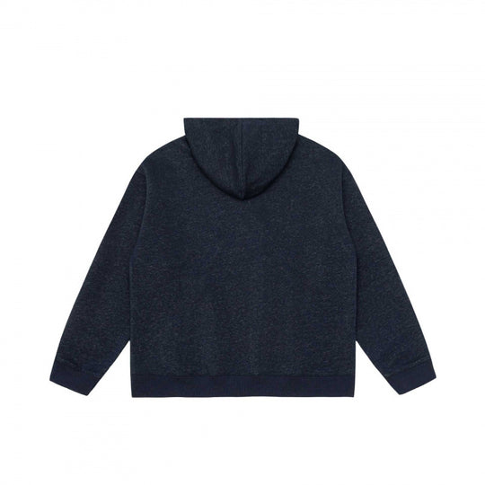 Unisex Kapuzen-Halbzip-Sweatshirt mit Kängurutasche und Rippbündchen Nord Taschen