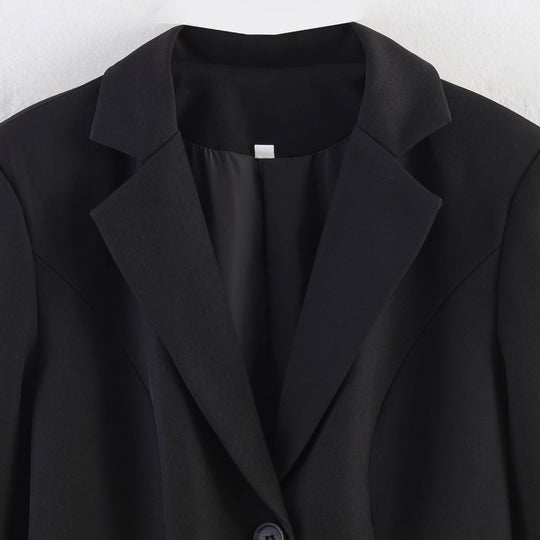 Damen Taillierter Blazer mit Spitzensaum und Pattentaschen Nord Taschen