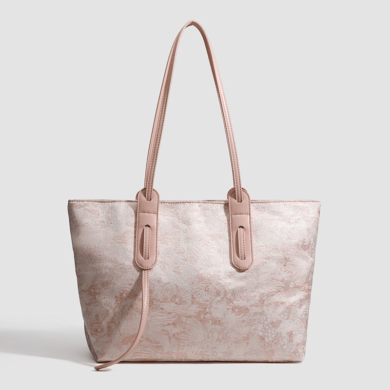 Damen Shopper-Tasche mit floralen Prägungen und strapazierfähigem Außenmaterial Nord Taschen