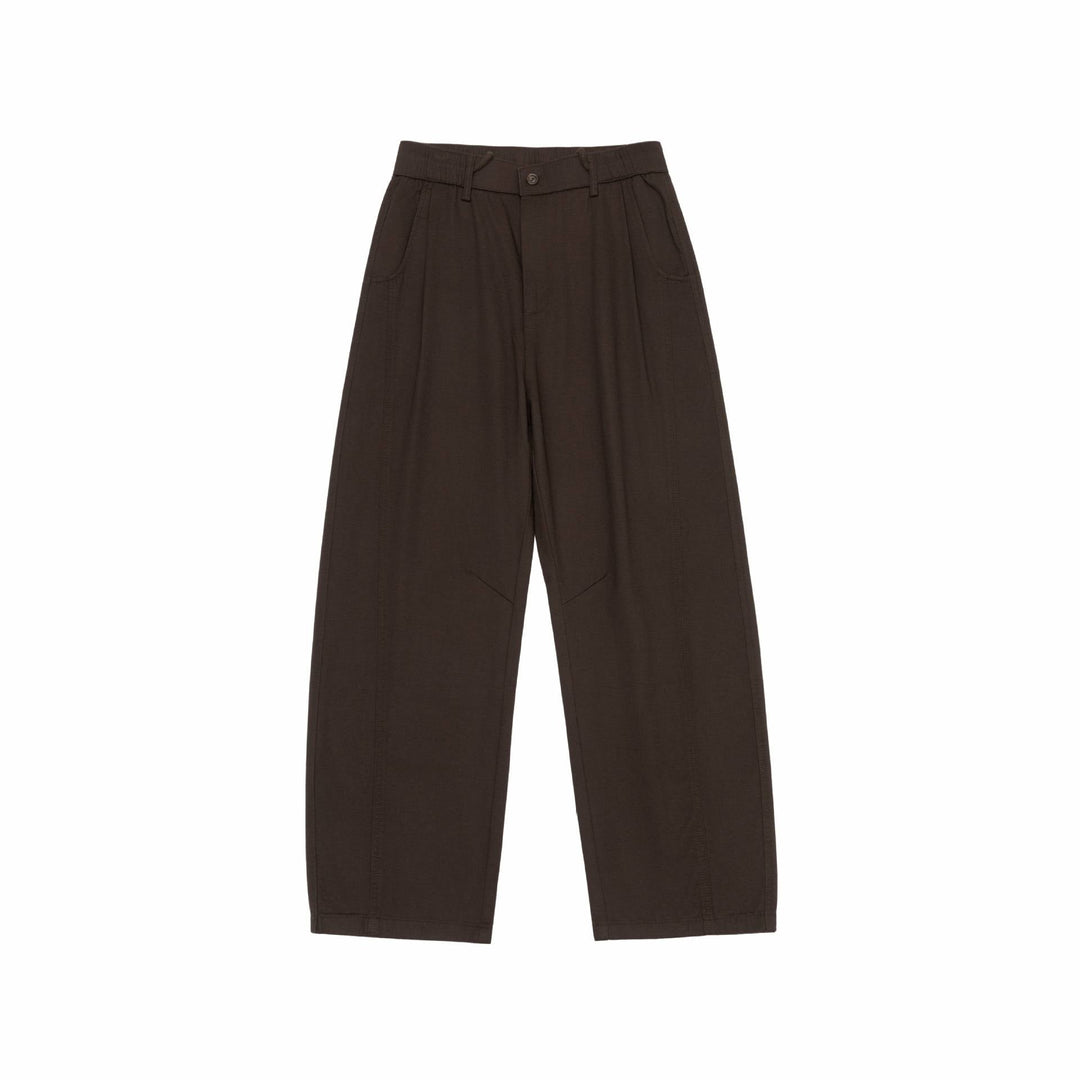 Damen Hochtaillierte Culotte-Cargohose mit markanten Teilungsnähten und elastischem Rückenbund Nord Taschen