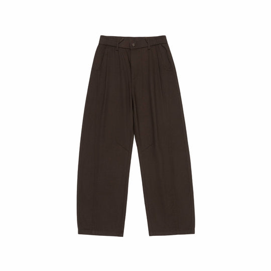 Damen Hochtaillierte Culotte-Cargohose mit markanten Teilungsnähten und elastischem Rückenbund Nord Taschen
