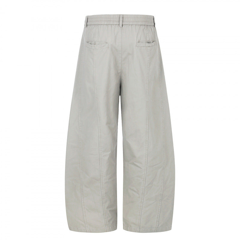 Damen weite Culotte-Hose im Cropped-Look mit elastischem Bund Nord Taschen