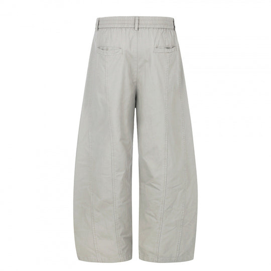 Damen weite Culotte-Hose im Cropped-Look mit elastischem Bund Nord Taschen
