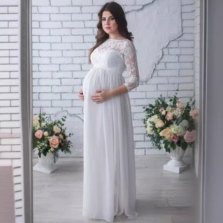 Elegantes Umstands Abendkleid