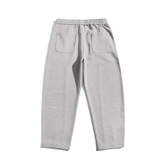 Damen Cropped-Joggerhose mit Ziernähten, hohem Elastikbund und Eingrifftaschen Nord Taschen