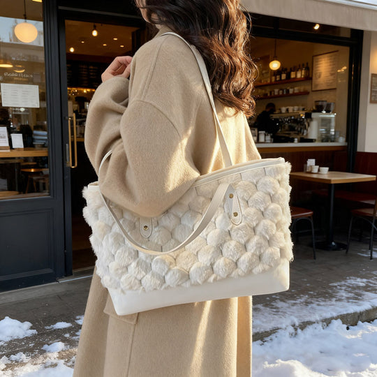 Damen Tote-Bag aus hochwertigem Kunstleder mit strukturiertem Obermaterial Nord Taschen