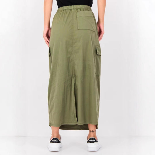 Damen Modische Midikleid mit Taschen Nord Taschen