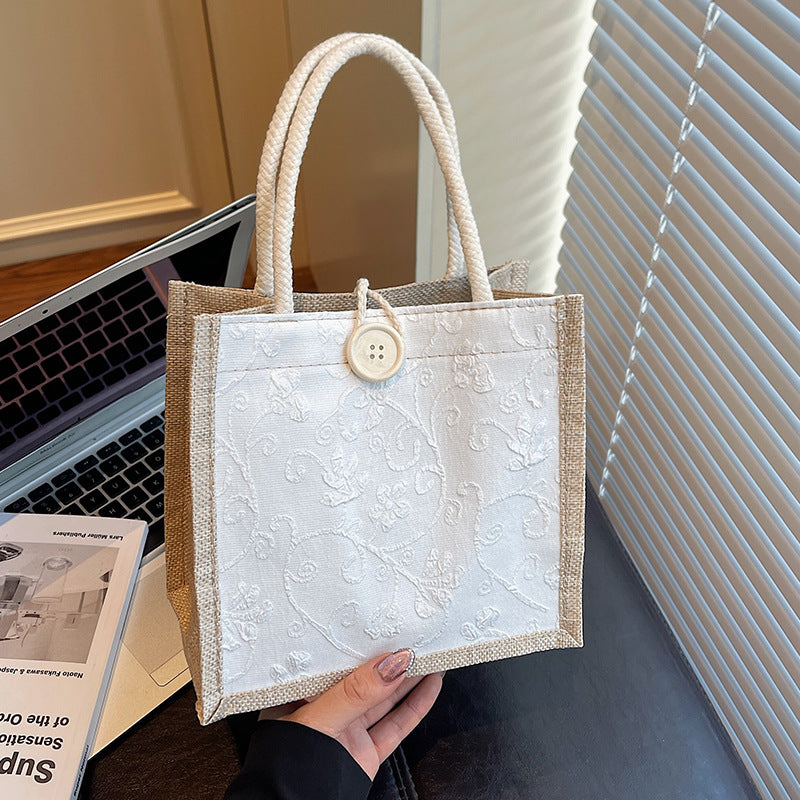 Damen Einkaufstasche mit zeitlosem floralen Design Nord Taschen