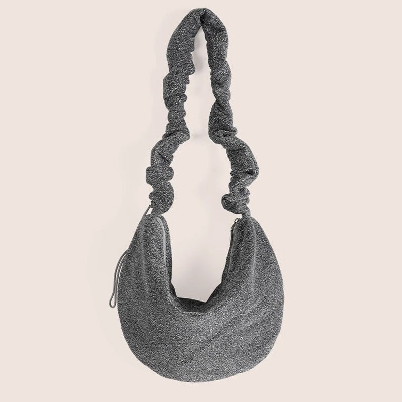 Damen Hobo-Tasche aus elegantem, strukturiertem Kunstleder mit modischem Tragegurt Nord Taschen