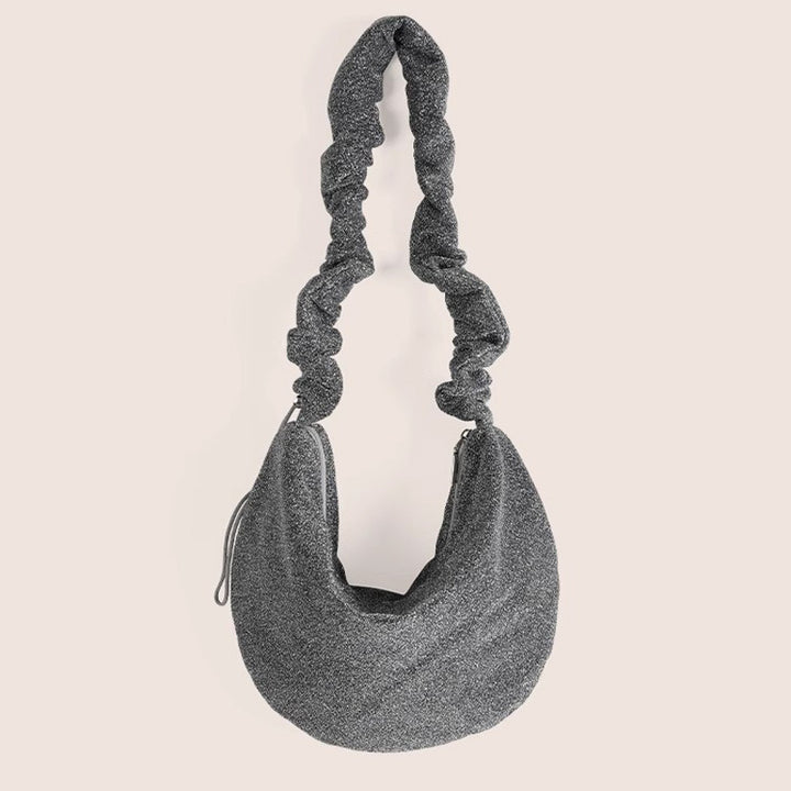 Damen Hobo-Tasche aus elegantem, strukturiertem Kunstleder mit modischem Tragegurt Nord Taschen