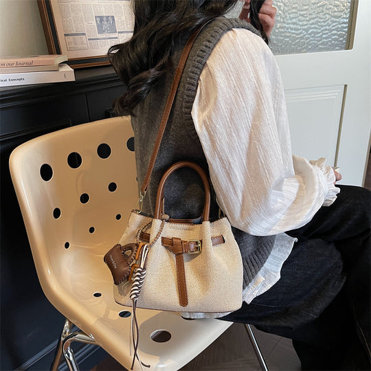 Damen Beuteltasche mit luxuriösen Details und abnehmbarem Schulterriemen Nord Taschen