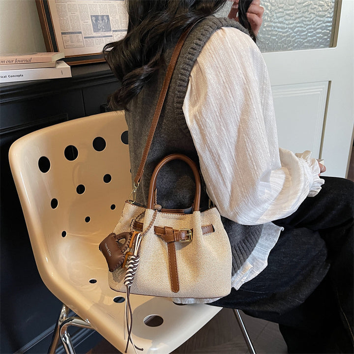 Damen Beuteltasche mit luxuriösen Details und abnehmbarem Schulterriemen Nord Taschen