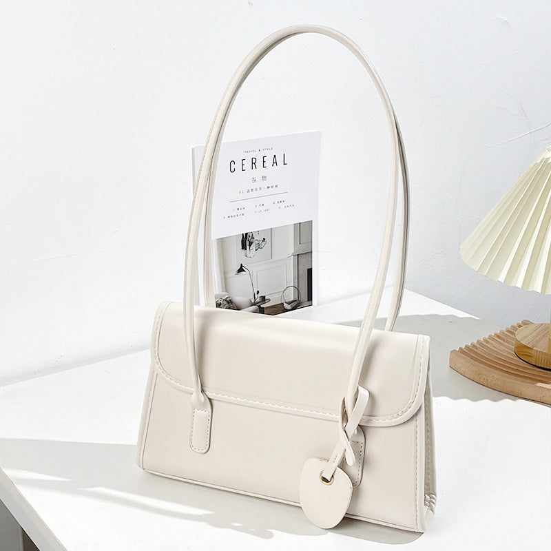 Damen elegante Handtasche mit strukturiertem Klappenverschluss Nord Taschen
