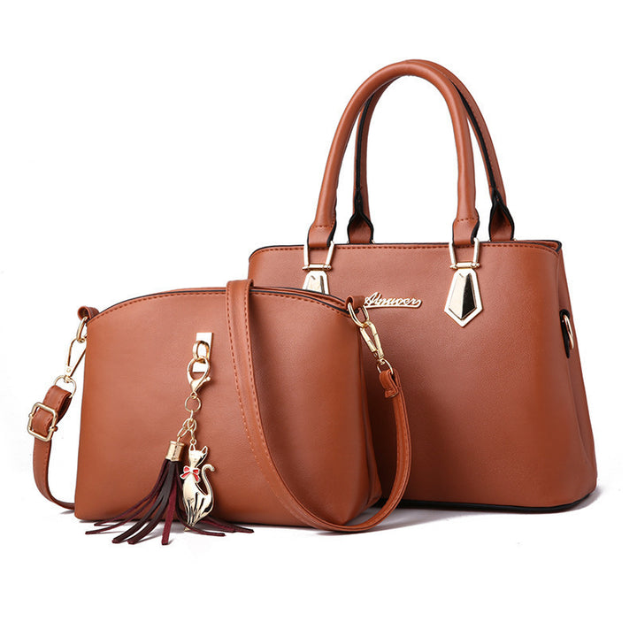 Damen modische Handtasche mit zusätzlicher Clutch Nord Taschen