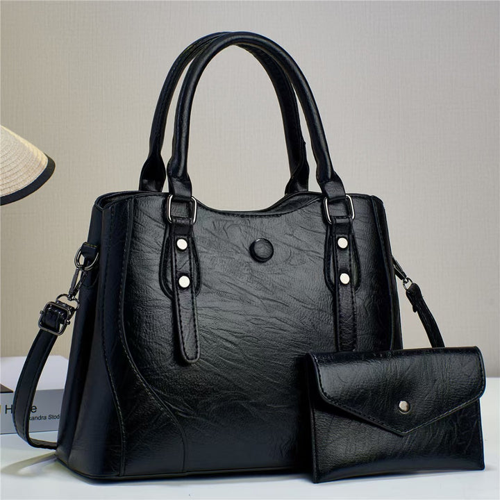 Damen Handtasche mit robustem Design und abnehmbarer Mini-Clutch Nord Taschen