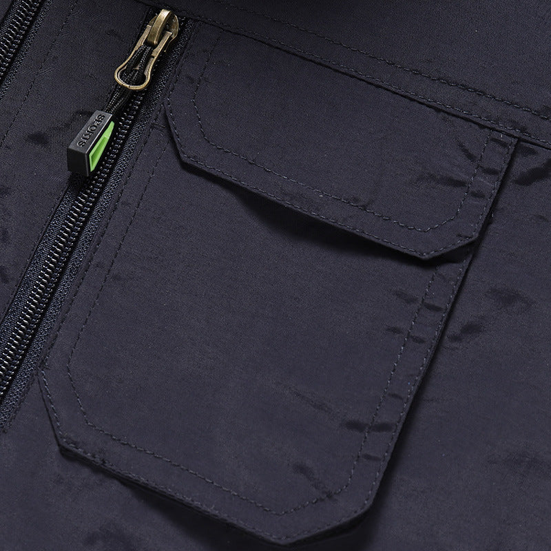 Herren Multifunktionale Outdoor-Utility‑Weste mit Mesh‑Innenfutter und Mehrfachtaschen Nord Taschen
