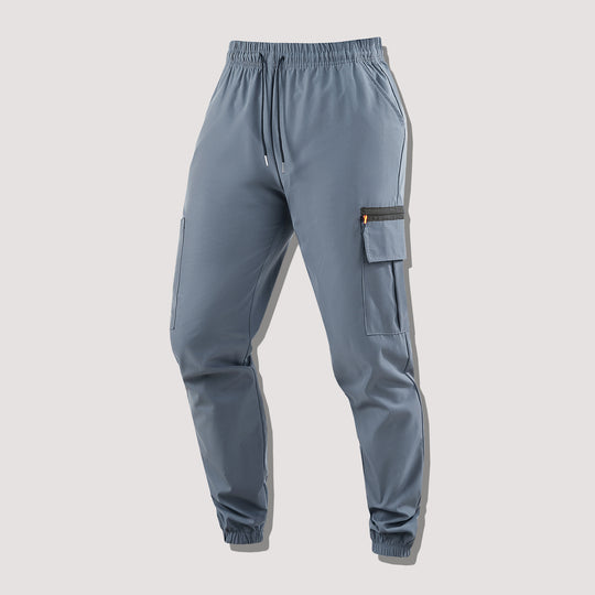 Herren Funktionale Cargo-Jogginghose mit Reißverschlusstasche und elastischem Bund Nord Taschen