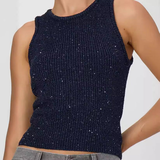 Damen Strickoberteil mit feiner Rippstruktur Nord Taschen