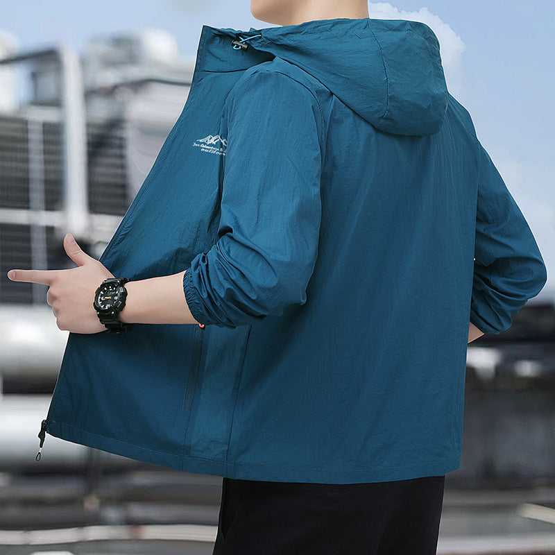 Herren Leichte Windjacke Nord Taschen