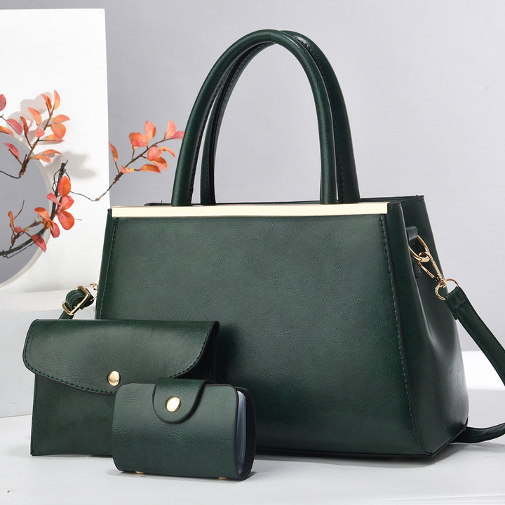 Damen elegante Handtasche mit abnehmbarem Zubehör Nord Taschen