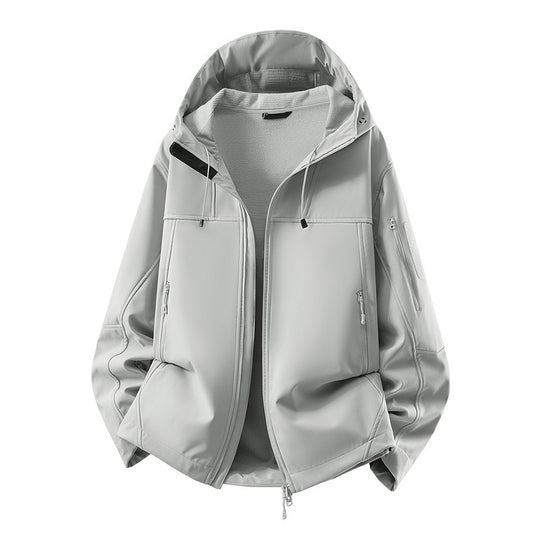 Herren Softshell-Jacke mit Fleecefutter, wasserabweisend und kapuzenverstärkung Nord Taschen