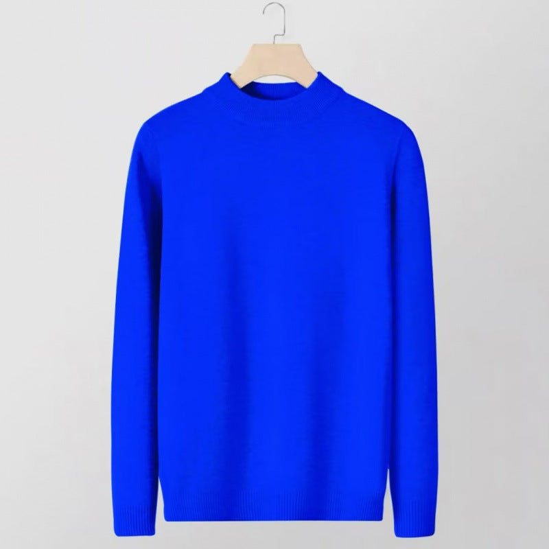 Damen Feinstrick-Stehkragenpullover aus Baumwollmix mit gerippten Bündchen Nord Taschen