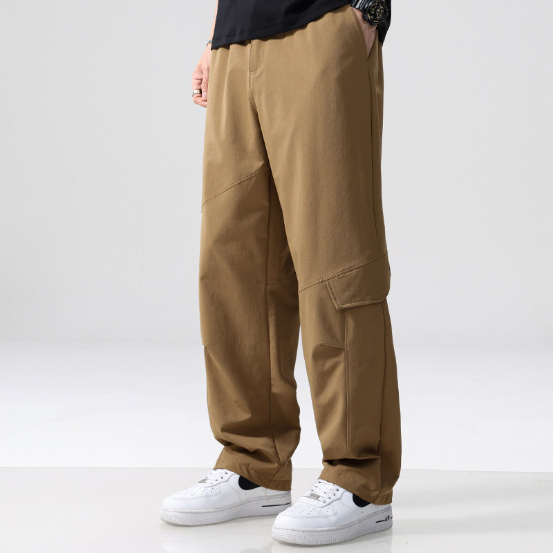 Herren Cargo-Hose im Utility-Look mit Relaxed-Fit, Mehrfach-Beintaschen und elastischem Bund Nord Taschen