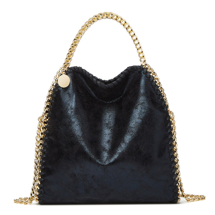 Damen Hobo-Tasche mit eleganter Kettenverzierung und weicher Veloursoberfläche Nord Taschen