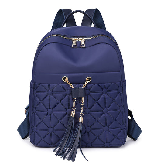 Damen eleganter Rucksack mit stilvollem Steppmuster und praktischen Quasten Nord Taschen