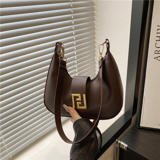Damen Hobo-Handtasche mit schickem Design und modernem Verschluss Nord Taschen