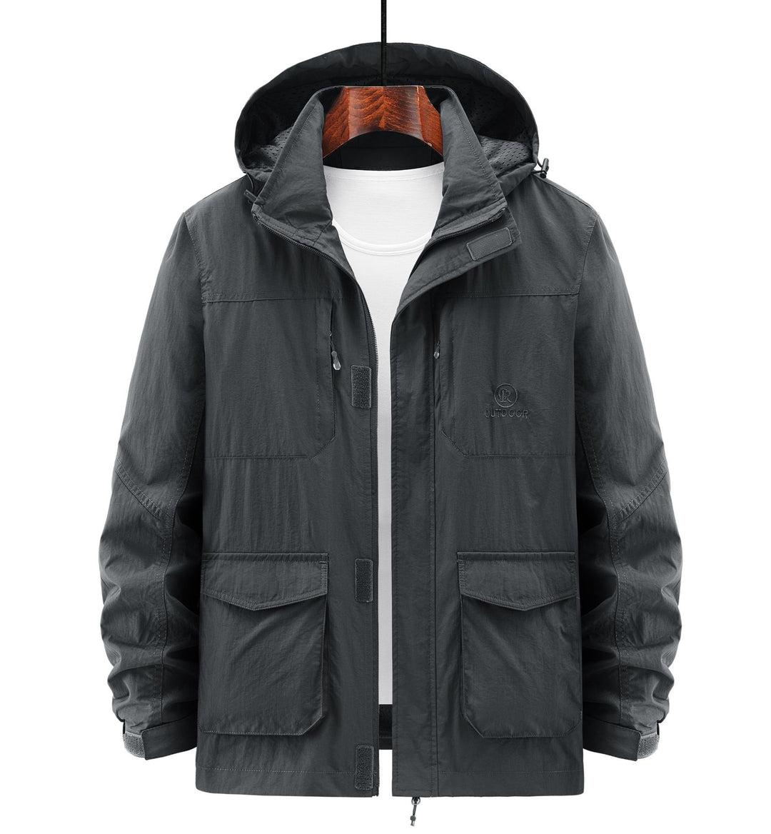 Herren Robuste Wetterjacke mit praktischen Taschen Nord Taschen