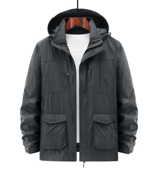 Herren Robuste Wetterjacke mit praktischen Taschen Nord Taschen