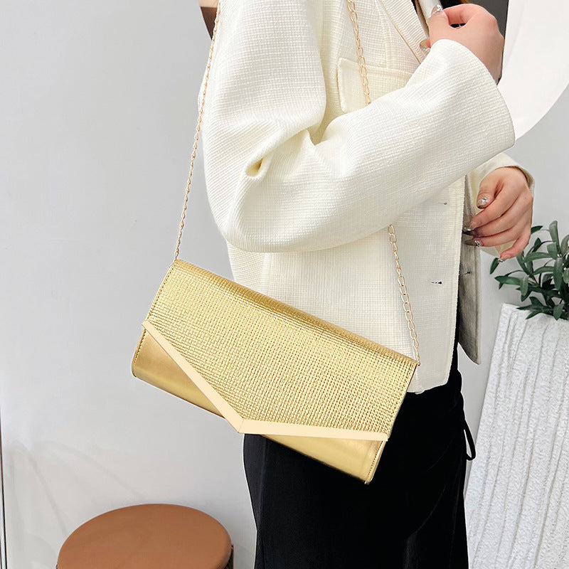 Damen elegante Clutch-Tasche mit Glitzer-Akzent Nord Taschen